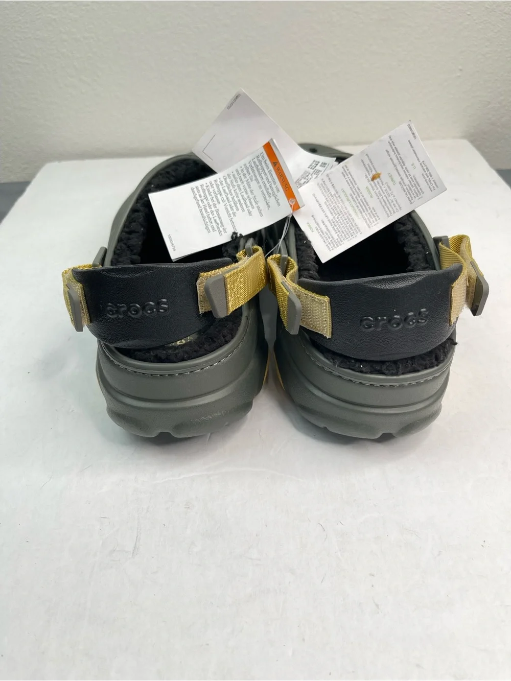 Crocs Classic All Terrain Lined Green Clogs 207936 Mens US 11 NWT